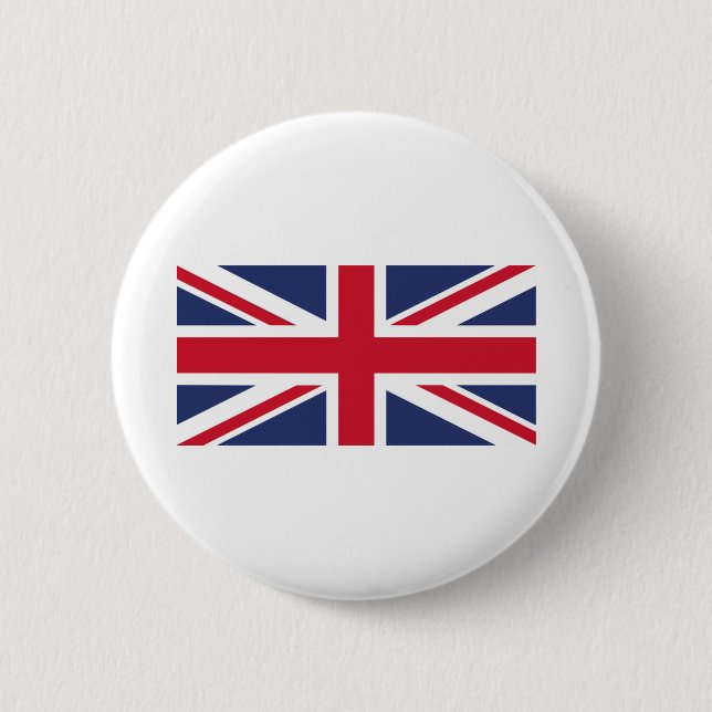 United Kingdom Flag 2 Inch Round Button (Front)