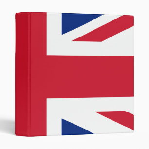 United Kingdom flag Binder