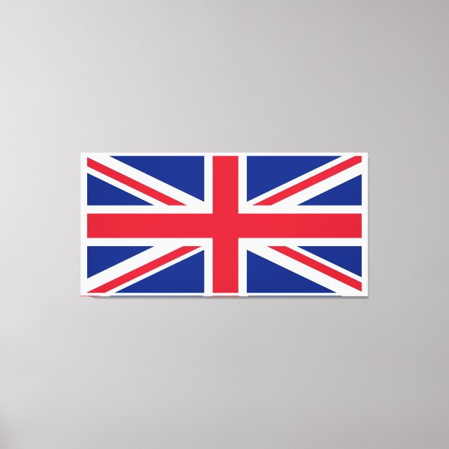 United Kingdom Flag Canvas Print (Front)