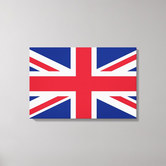 United Kingdom Flag Canvas Print (Front)