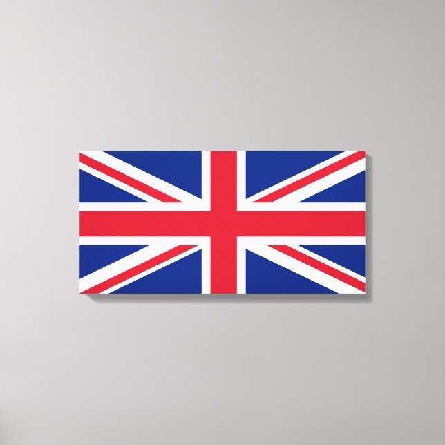 United Kingdom Flag Canvas Print (Front)