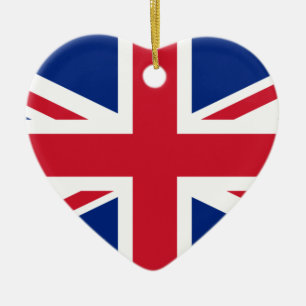 United Kingdom flag Ceramic Ornament