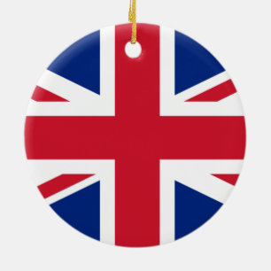 United Kingdom flag Ceramic Ornament