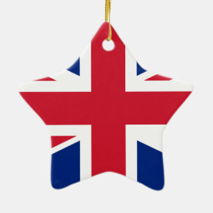 United Kingdom flag Ceramic Ornament