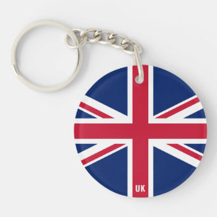 United Kingdom Flag Charming Patriotic Keychain