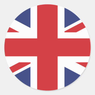 United Kingdom Flag Classic Round Sticker