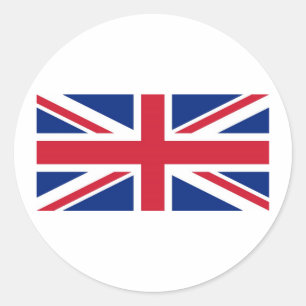 United Kingdom Flag Classic Round Sticker