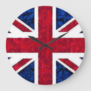 UNITED KINGDOM FLAG Clock