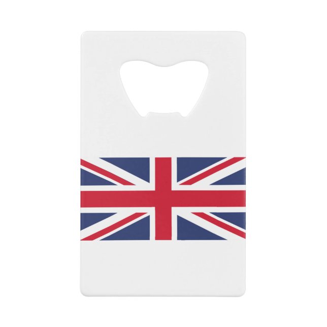 United Kingdom Flag Credit Card Bottle Opener (Front)