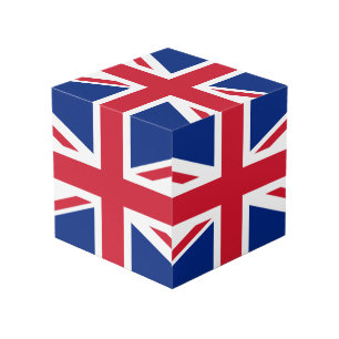United Kingdom flag Cube