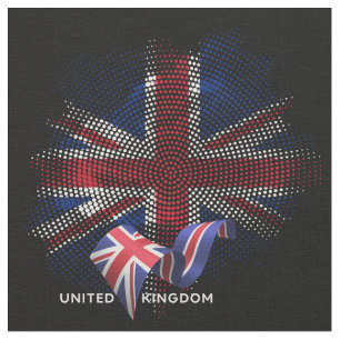 United Kingdom Flag Fabric