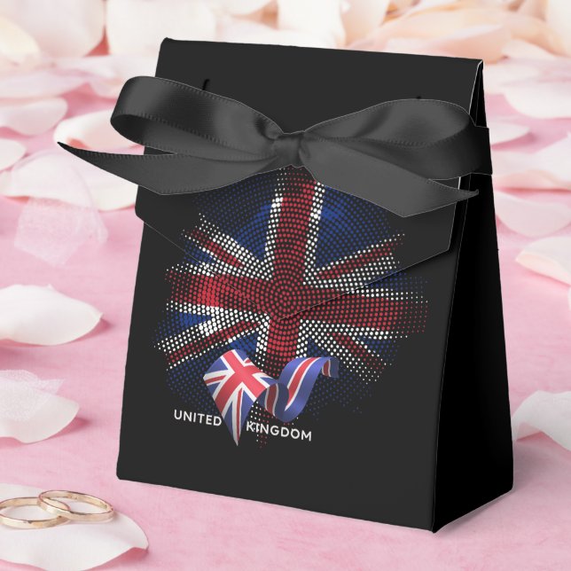United Kingdom Flag Favor Box (Wedding)