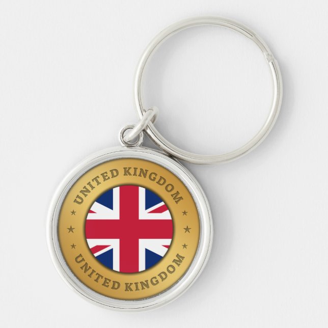 United Kingdom Flag Keychain (Front)