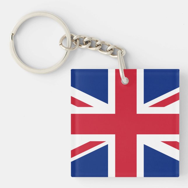 United Kingdom flag Keychain (Front)