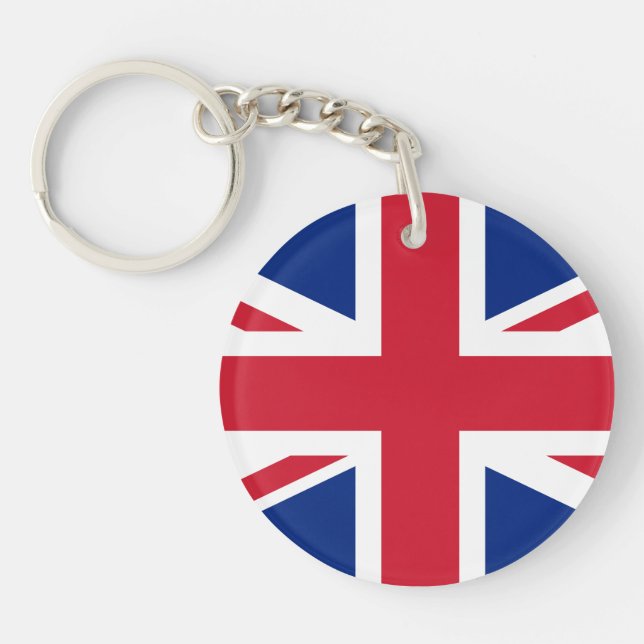 United Kingdom flag Keychain (Front)