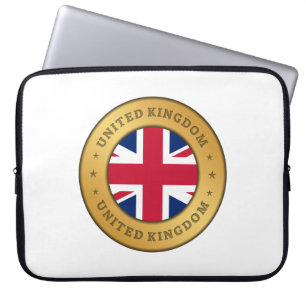 United Kingdom Flag Laptop Sleeve
