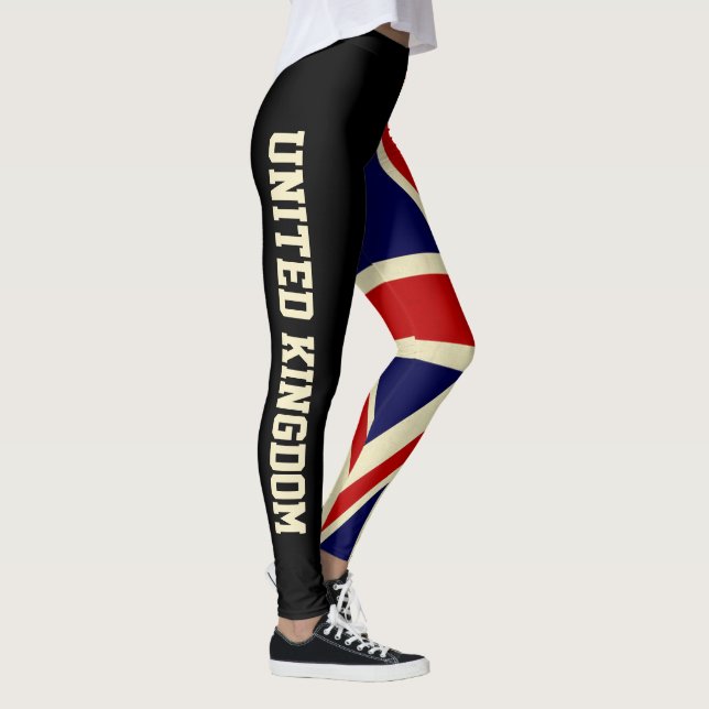 United Kingdom Flag Leggings (Right)