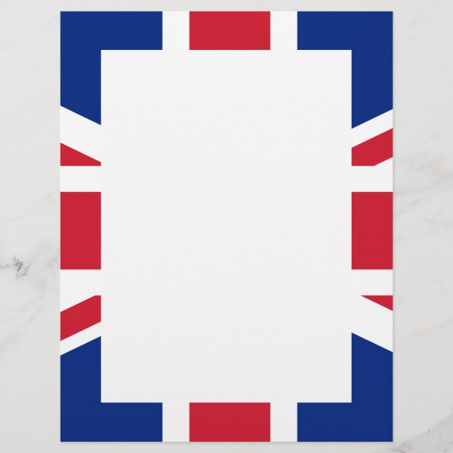 United Kingdom flag Letterhead (Front)