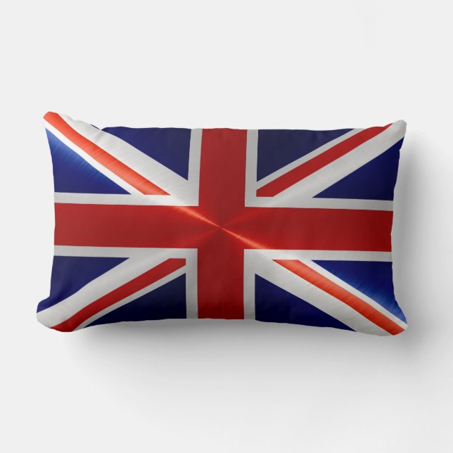 United Kingdom Flag Lumbar Pillow (Front)