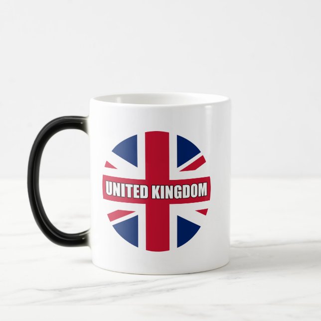 United Kingdom Flag Magic Mug (Left)
