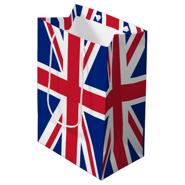 United Kingdom flag Medium Gift Bag (Front Angled)
