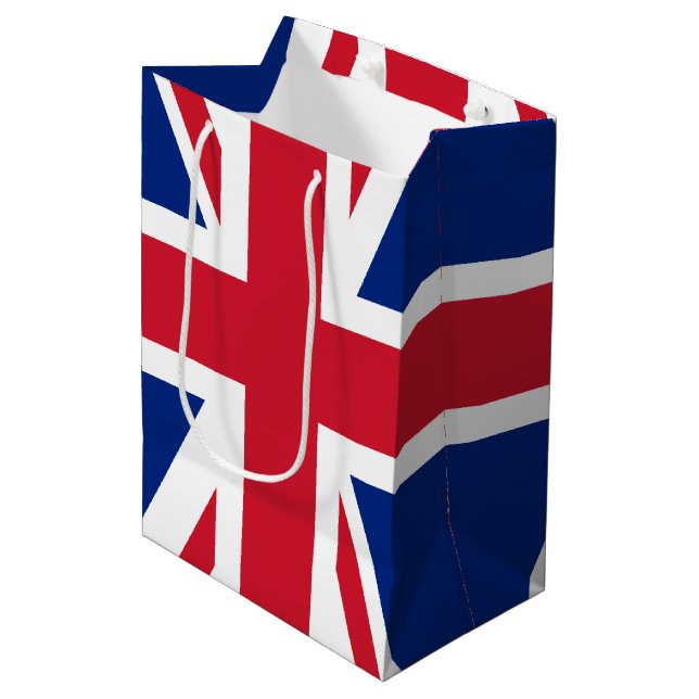 United Kingdom flag Medium Gift Bag (Front Angled)