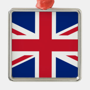 United Kingdom flag Metal Ornament