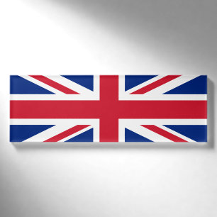 United Kingdom flag Name Tag