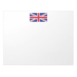United Kingdom flag Notepad