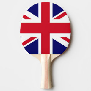 United Kingdom Flag Ping Pong Paddle