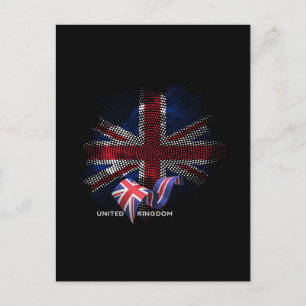 United Kingdom Flag Postcard
