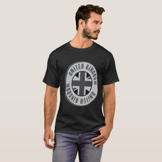 United Kingdom Flag Silver Coin T-Shirt