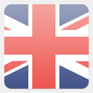 United Kingdom Flag Square Sticker