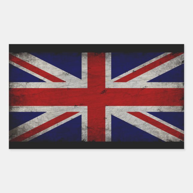 united kingdom flag  sticker (Front)