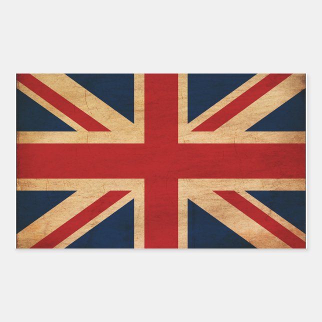 United Kingdom Flag Sticker (Front)