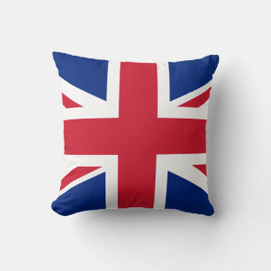 United Kingdom flag Throw Pillow