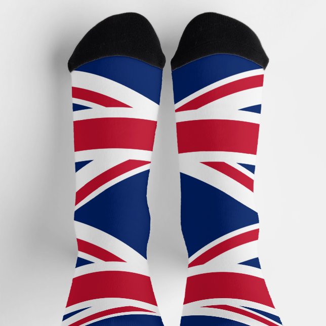 United Kingdom Flag UK Pride Union Jack Socks (Top)