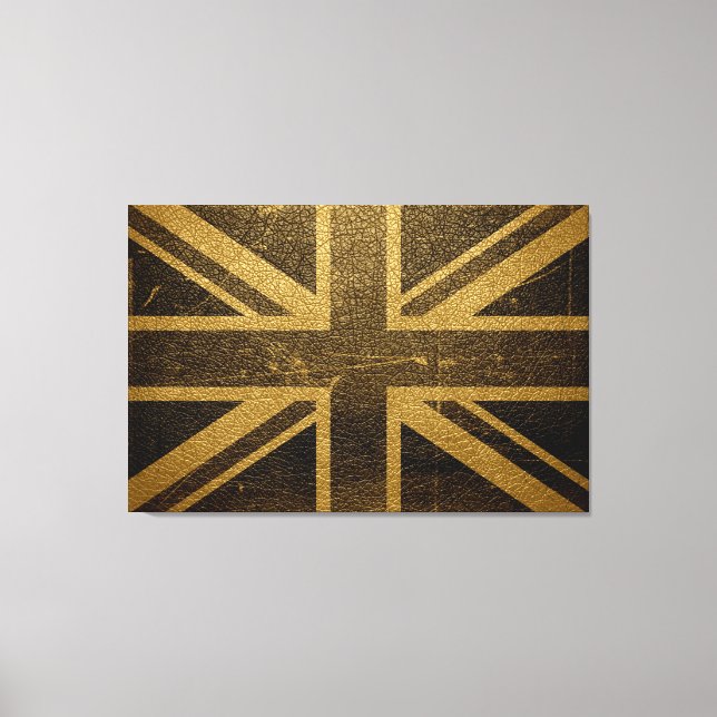 United Kingdom Flag Vintage #2 Canvas Print (Front)