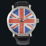 United Kingdom Flag Vintage 2 Watch<br><div class="desc">United Kingdom Flag Vintage. Design is available on other products.</div>