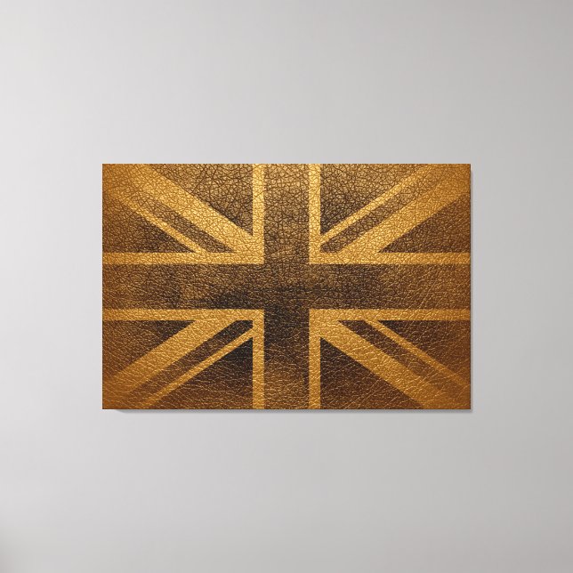 United Kingdom Flag Vintage #3 Canvas Print (Front)