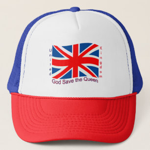 United Kingdom - God Save the Queen Trucker Hat