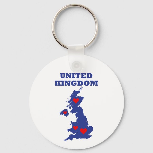 United Kingdom Keychain (Front)