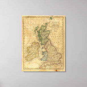 United Kingdom of England, Scotland and Ireland Canvas Print