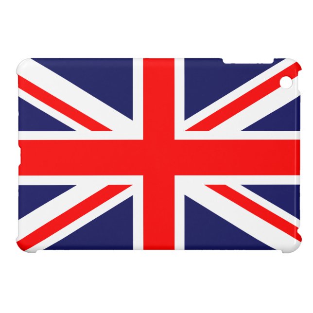 United Kingdom of Great Britain Union Jack Flag iPad Mini Case (Back Horizontal)