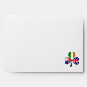 United Kingdom Shamrock Envelopes