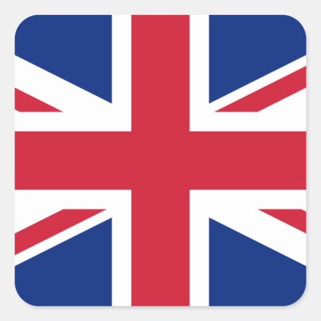 united kingdom square sticker (Front)