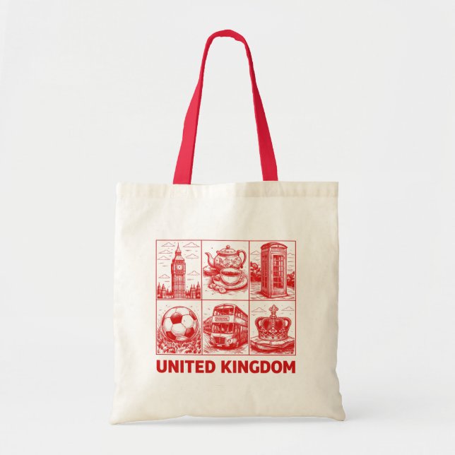 United Kingdom Tote Bag (Front)