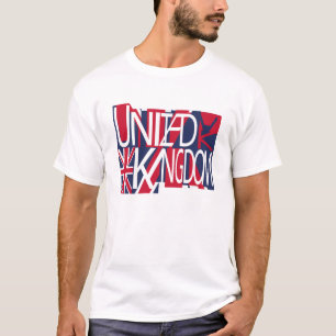 United Kingdom UK flag BY MASANSER PIXELAT T-Shirt