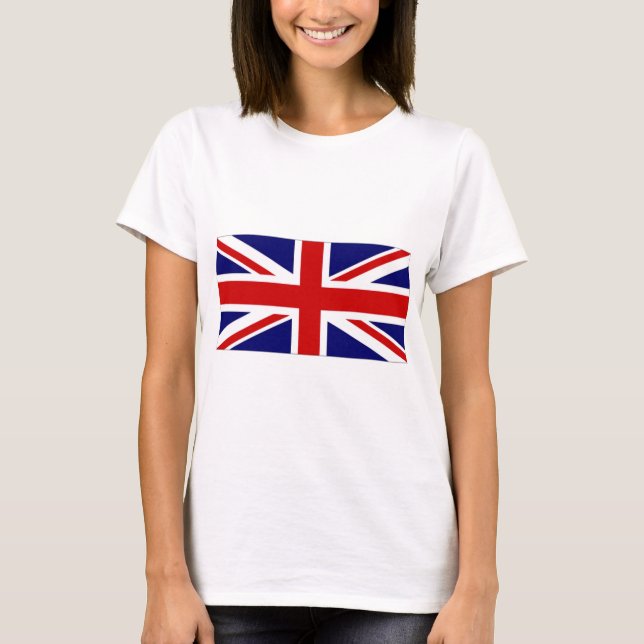 United Kingdom Union Flag amp Naval Jack T-Shirt (Front)