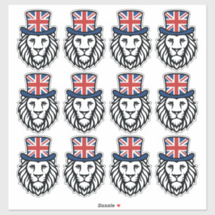 United Kingdom Union Flag Lion